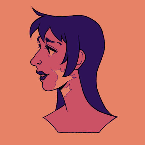 Girl with Scar