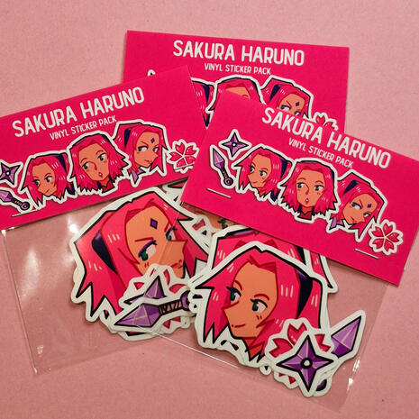 Stickers: Sakura Haruno